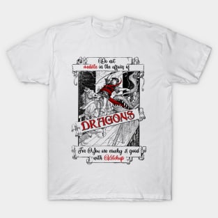 DragonMeddle_02_BlackAndRed T-Shirt